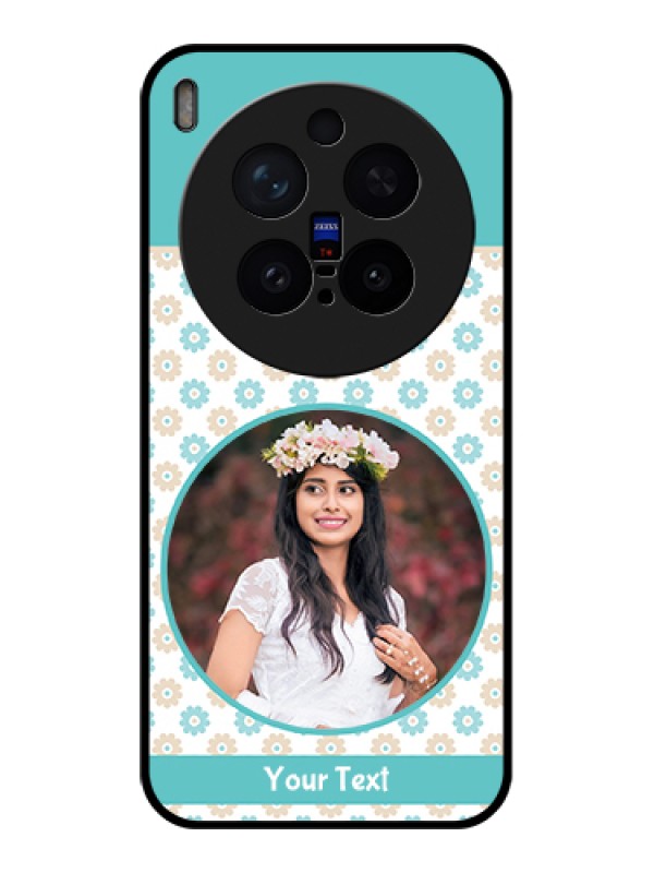 Custom Vivo X300 Pro 5G Custom Glass Phone Case - Beautiful Flowers Design