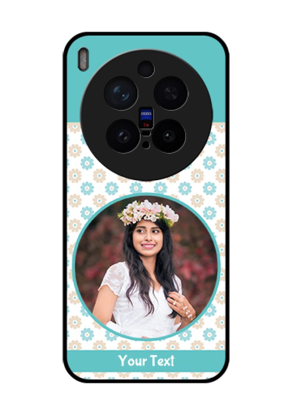 Vivo X300 Pro 5G Custom Glass Phone Case - Beautiful Flowers Design