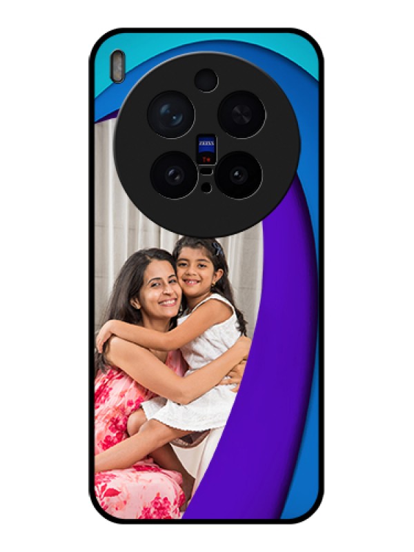 Custom Vivo X300 Pro 5G Custom Glass Phone Case - Simple Pattern Design