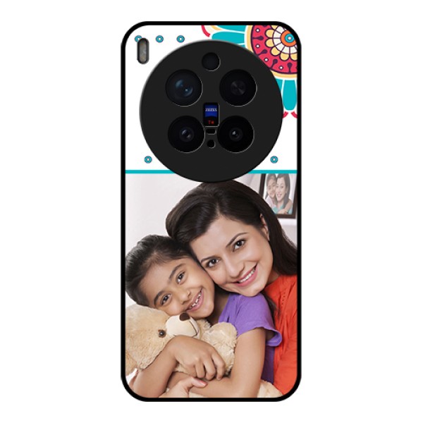 Vivo X300 Pro 5G Custom Glass Phone Case - Flower Design