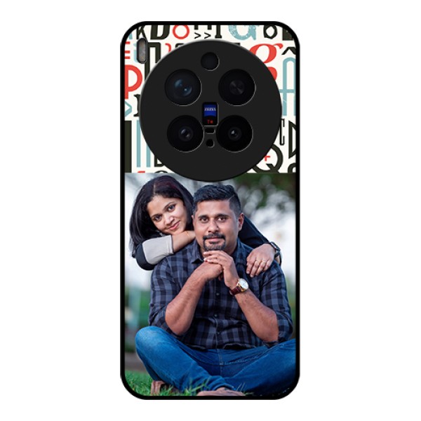 Vivo X300 Pro 5G Custom Glass Phone Case - Alphabet Design