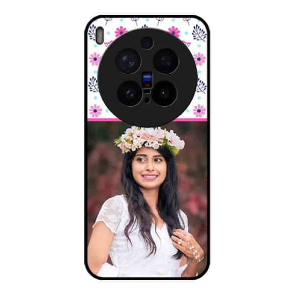 Vivo X300 Pro 5G Custom Glass Phone Case - Colorful Flower Design