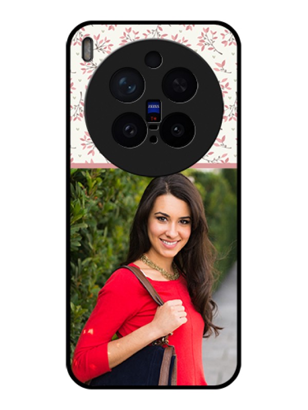 Custom Vivo X300 Pro 5G Custom Glass Phone Case - Stunning Floral Design