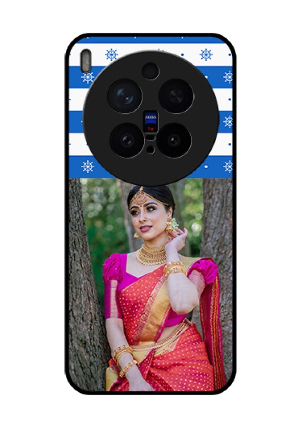 Vivo X300 Pro 5G Custom Glass Phone Case - Snow Pattern Design