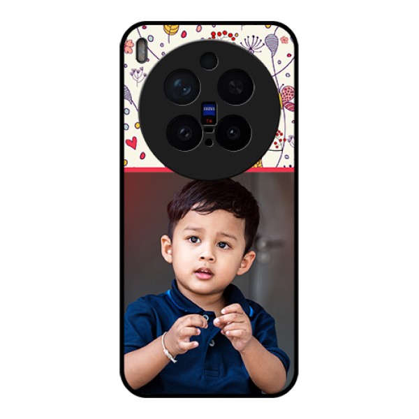 Vivo X300 Pro 5G Custom Glass Phone Case - Premium Floral Design