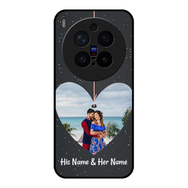 Vivo X300 Pro 5G Custom Glass Phone Case - Hanging Heart Design
