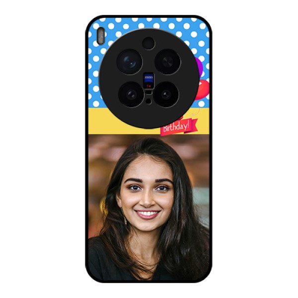 Vivo X300 Pro 5G Custom Glass Phone Case - Happy Birthday Design