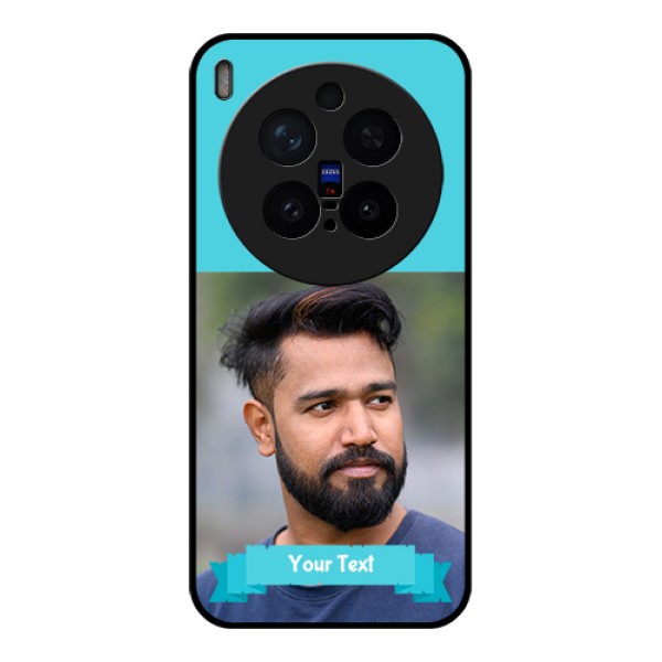 Vivo X300 Pro 5G Custom Glass Phone Case - Blue Color Design