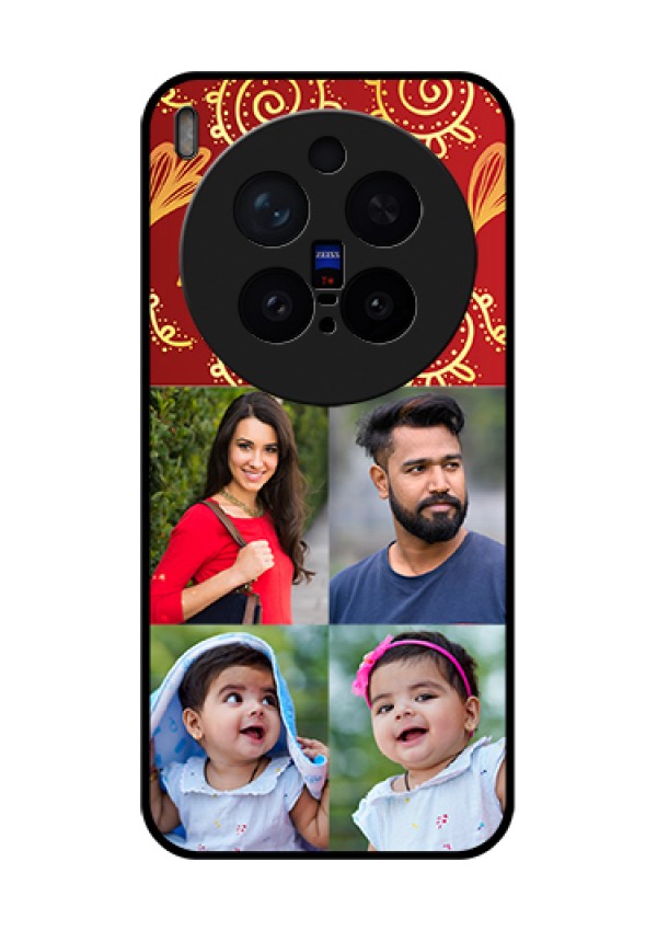 Vivo X300 Pro 5G Custom Glass Phone Case - 4 Image Traditional Design