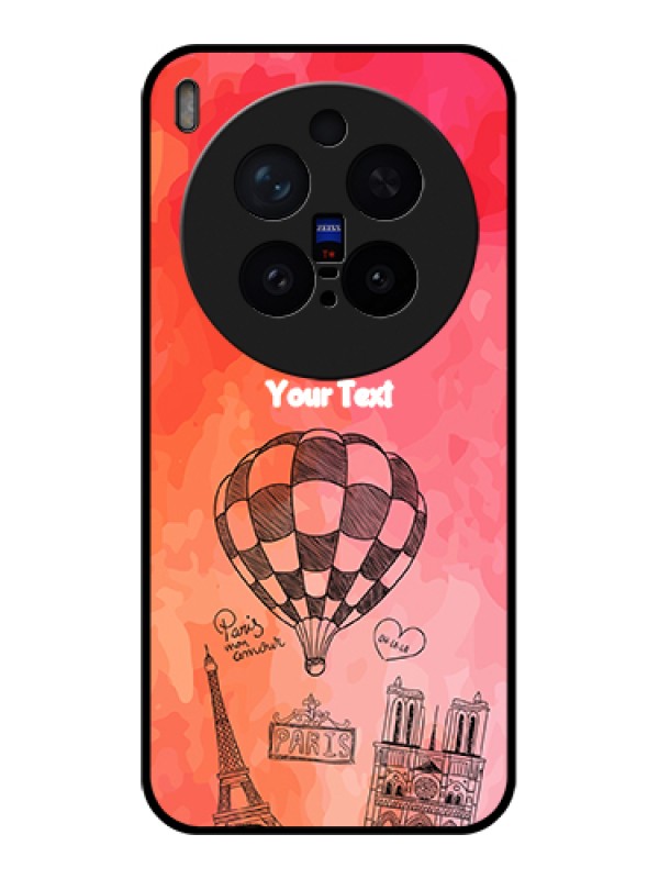 Custom Vivo X300 Pro 5G Custom Glass Phone Case - Paris Theme Design