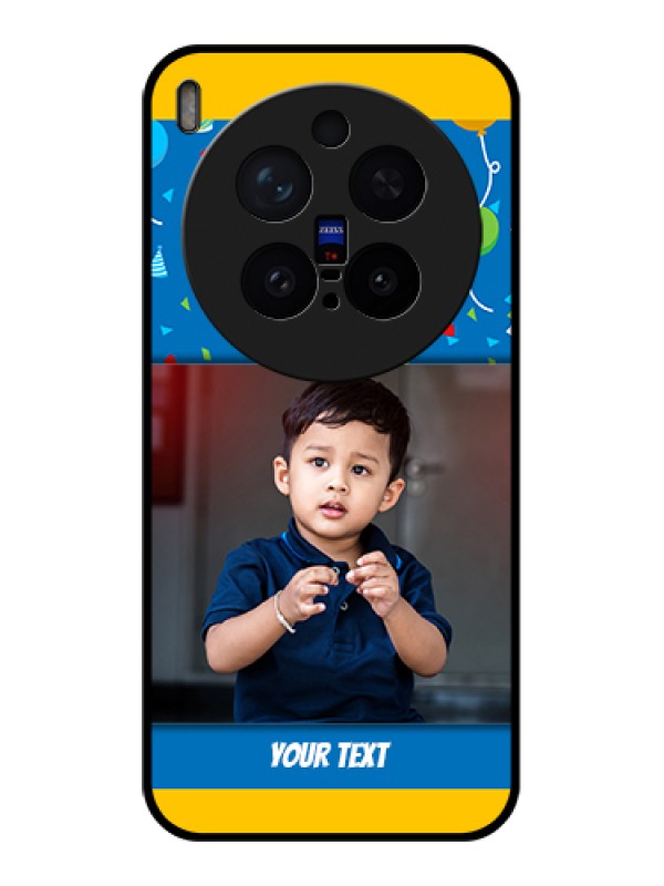 Custom Vivo X300 Pro 5G Custom Glass Phone Case - Birthday Wishes Design