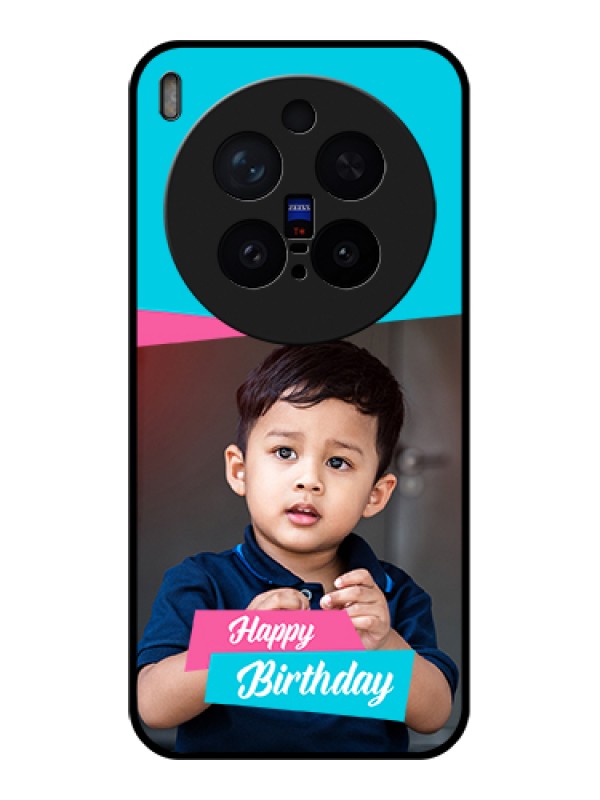 Custom Vivo X300 Pro 5G Custom Glass Phone Case - Image Holder With 2 Color Design