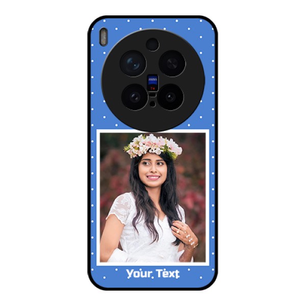 Vivo X300 Pro 5G Custom Glass Phone Case - Polka Dots Design