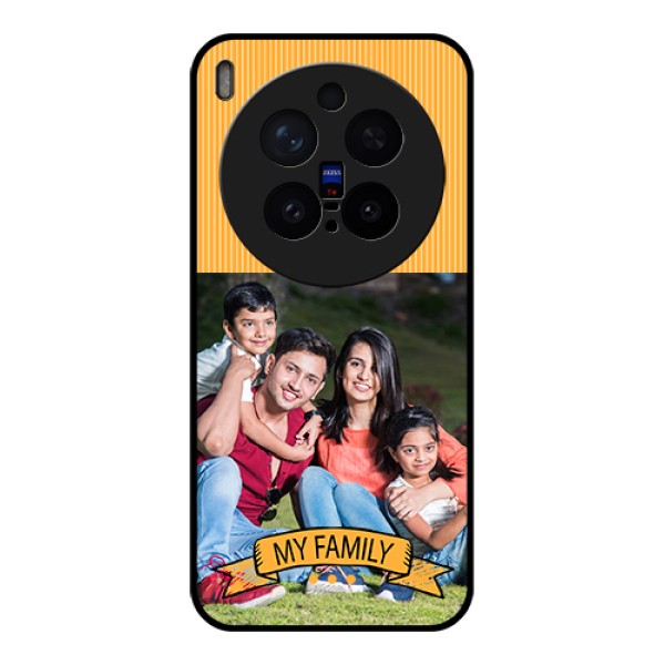 Vivo X300 Pro 5G Custom Glass Phone Case - My Family Design