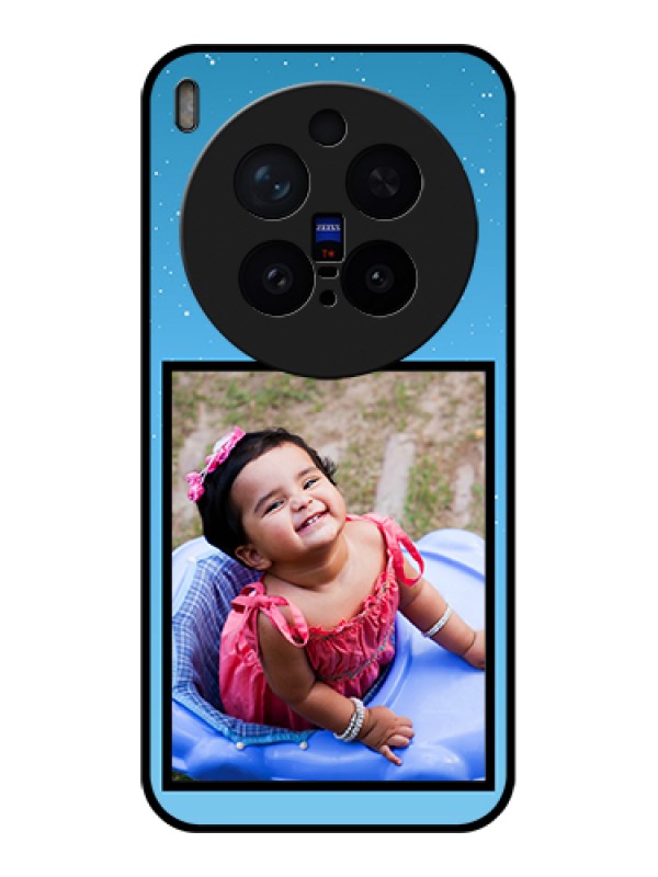 Custom Vivo X300 Pro 5G Custom Glass Phone Case - Wave Pattern Colorful Design