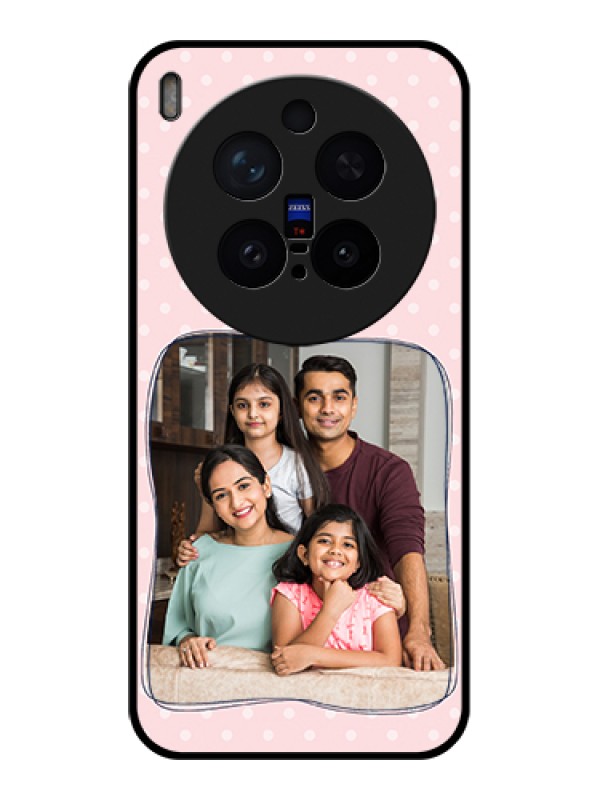 Custom Vivo X300 Pro 5G Custom Glass Phone Case - Family With Dots Design