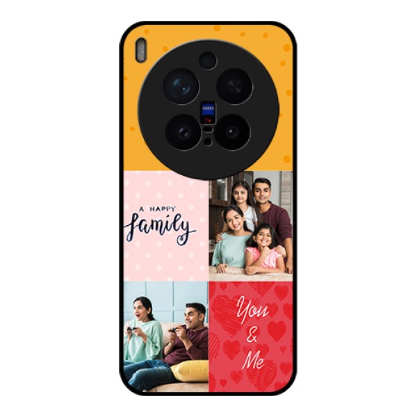 Vivo X300 Pro 5G Custom Glass Phone Case - Images With Quotes Design