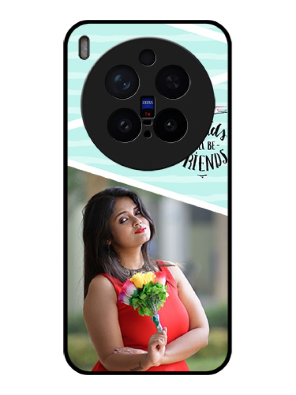 Custom Vivo X300 Pro 5G Custom Glass Phone Case - Friends Picture Icon Design