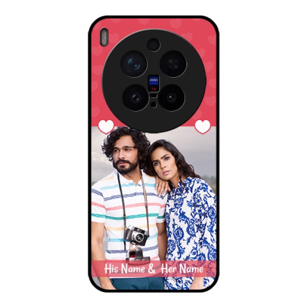 Vivo X300 Pro 5G Custom Glass Phone Case - Simple Love Design