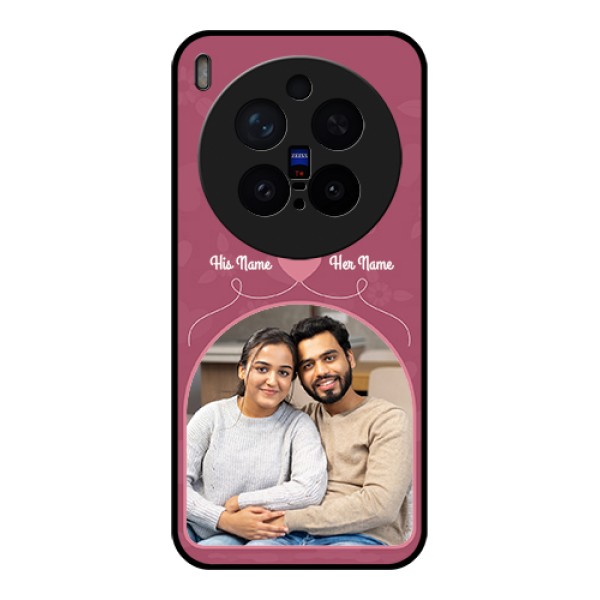 Vivo X300 Pro 5G Custom Glass Phone Case - Love Floral Design
