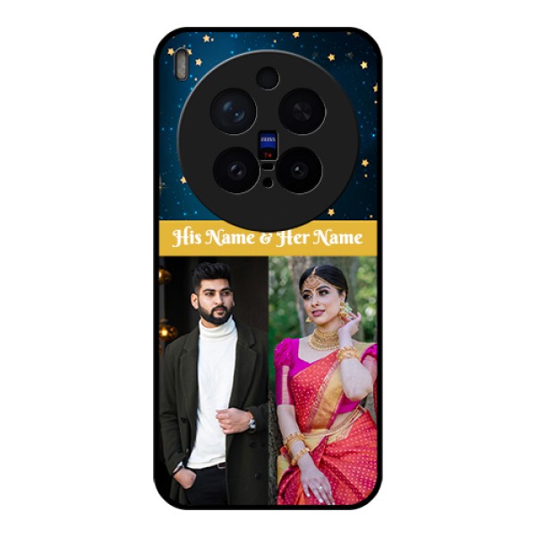 Vivo X300 Pro 5G Custom Glass Phone Case - Galaxy Stars Backdrop Design