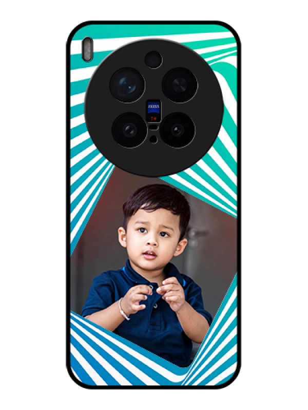 Custom Vivo X300 Pro 5G Custom Glass Phone Case - Abstract Spiral Design