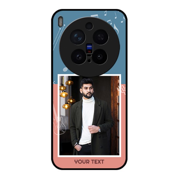Vivo X300 Pro 5G Custom Glass Phone Case - With Color Musical Note Design Vivo X300 Pro 5G Custom Glass Phone Case - With Color Musical Note Design