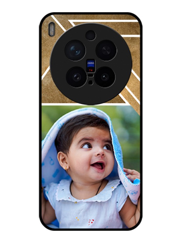 Custom Vivo X300 Pro 5G Custom Glass Phone Case - Gradient Abstract Texture Design