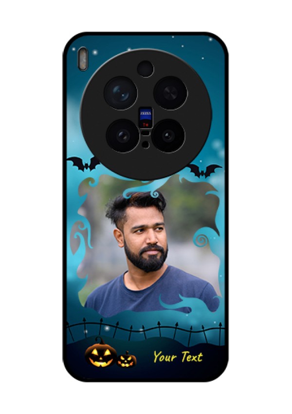 Vivo X300 Pro 5G Custom Glass Phone Case - Halloween Frame Design