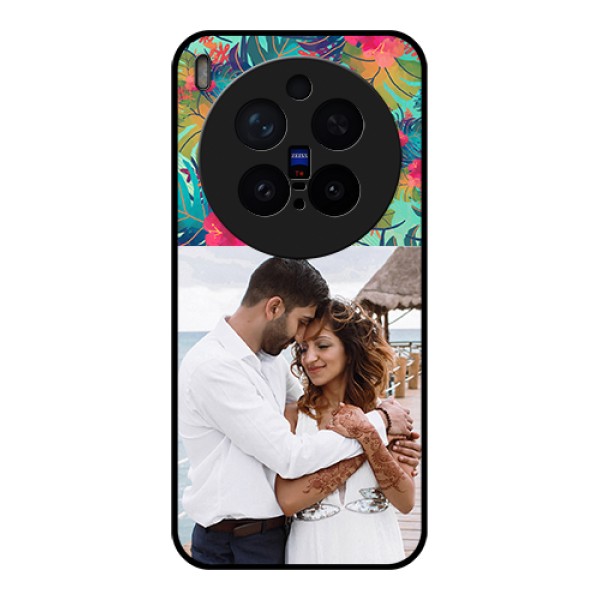Vivo X300 Pro 5G Custom Glass Phone Case - Watercolor Floral Design