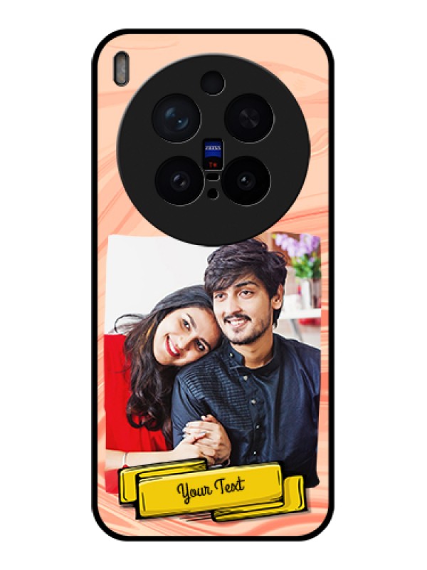 Custom Vivo X300 Pro 5G Custom Glass Phone Case - Marble Texture Design