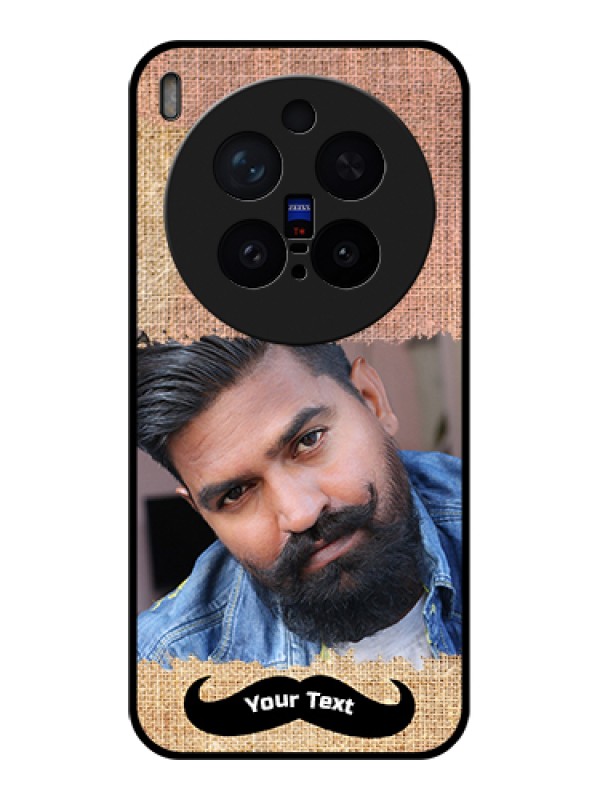 Custom Vivo X300 Pro 5G Custom Glass Phone Case - With Texture Design