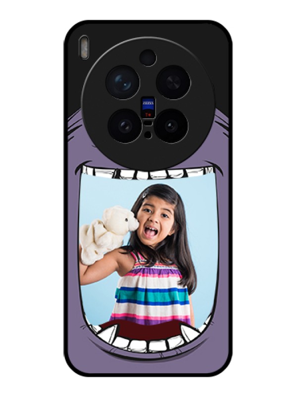 Custom Vivo X300 Pro 5G Custom Glass Phone Case - Angry Monster Design