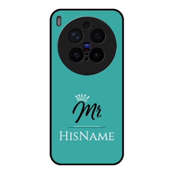 Vivo X300 Pro 5G Custom Glass Phone Case - Mr With Name Design