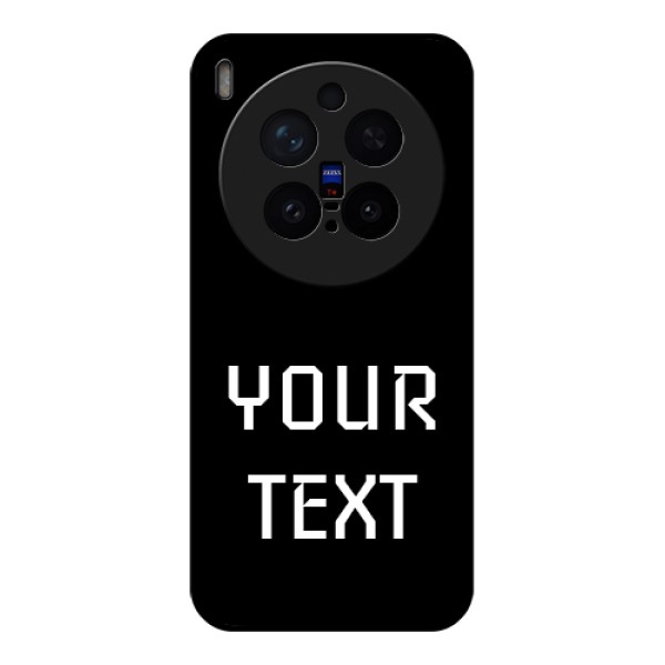 Vivo X300 Pro 5G Custom Glass Phone Case - Your Name Design