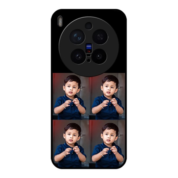 Vivo X300 Pro 5G Custom Glass Phone Case - 4 Image Holder Design