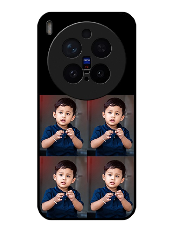 Custom Vivo X300 Pro 5G Custom Glass Phone Case - 4 Image Holder Design