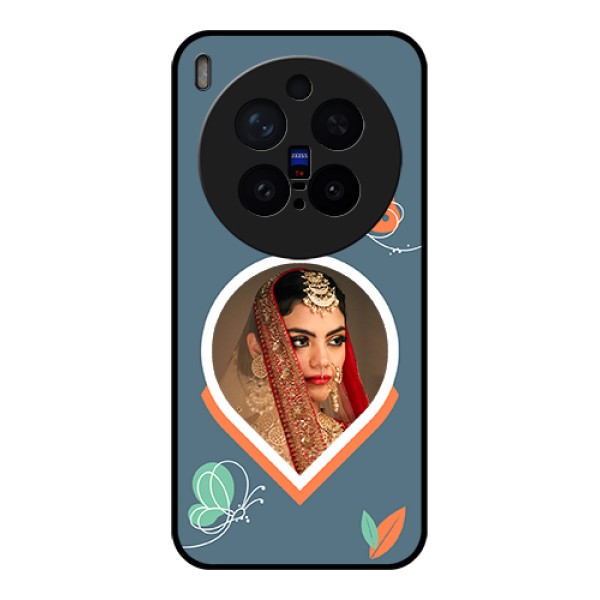 Vivo X300 Pro 5G Custom Glass Phone Case - Droplet Butterflies Design