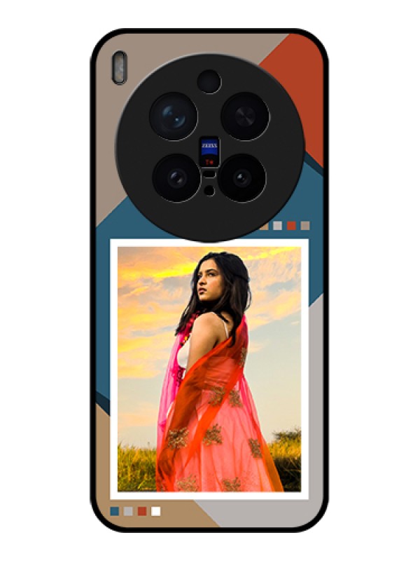 Custom Vivo X300 Pro 5G Custom Glass Phone Case - Retro Color Pallet Design