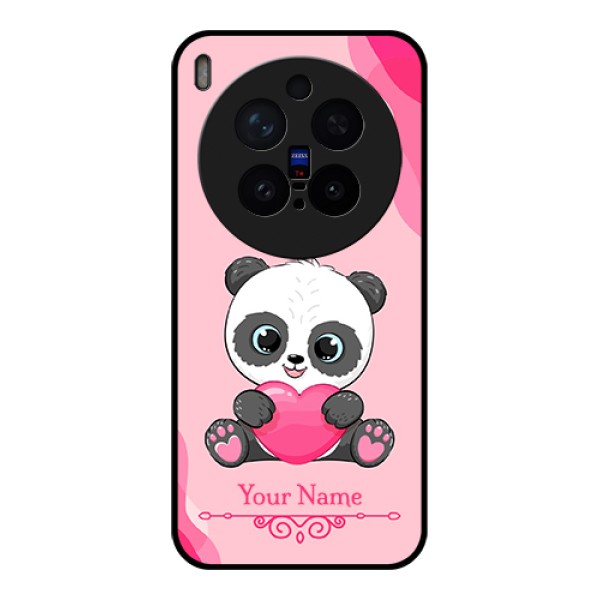 Vivo X300 Pro 5G Custom Glass Phone Case - Cute Panda Design