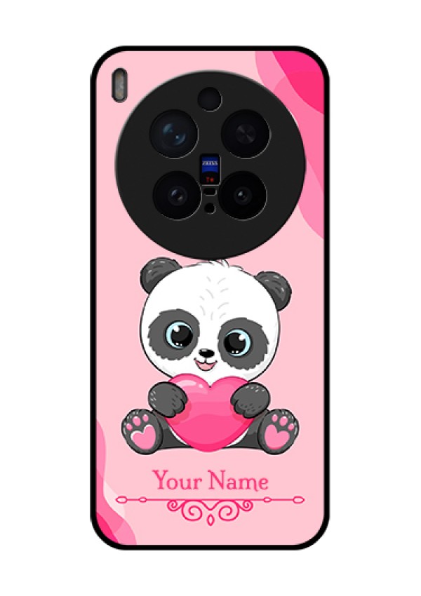 Vivo X300 Pro 5G Custom Glass Phone Case - Cute Panda Design
