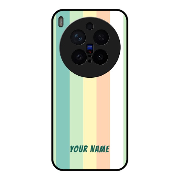 Vivo X300 Pro 5G Custom Glass Phone Case - Multi - Colour Stripes Design Vivo X300 Pro 5G Custom Glass Phone Case - Multi - Colour Stripes Design