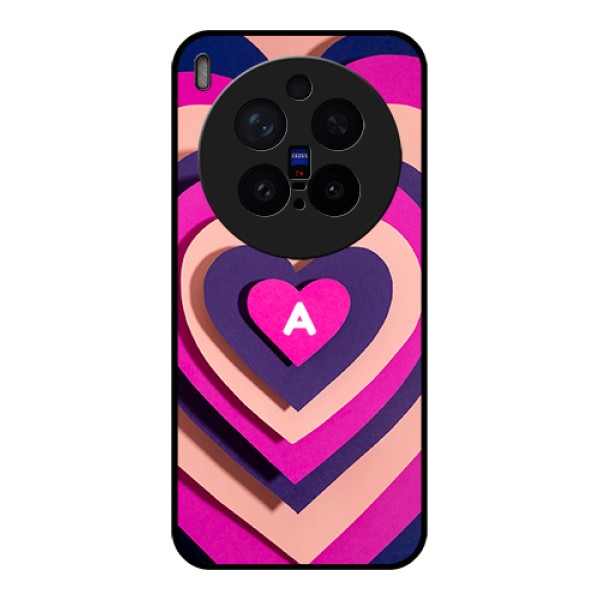 Vivo X300 Pro 5G Custom Glass Phone Case - Cute Heart Pattern Design