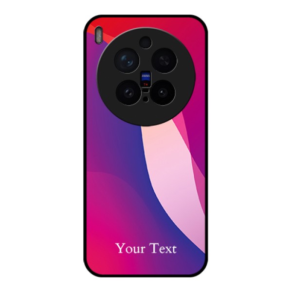 Vivo X300 Pro 5G Custom Glass Phone Case - Digital Abstract Overlap Design Vivo X300 Pro 5G Custom Glass Phone Case - Digital Abstract Overlap Design