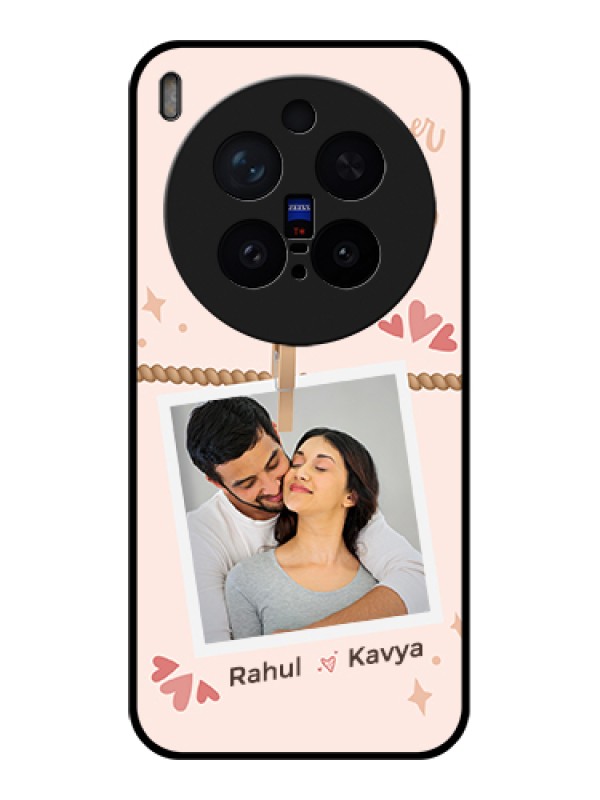 Custom Vivo X300 Pro 5G Custom Glass Phone Case - Forever And Ever Love Design