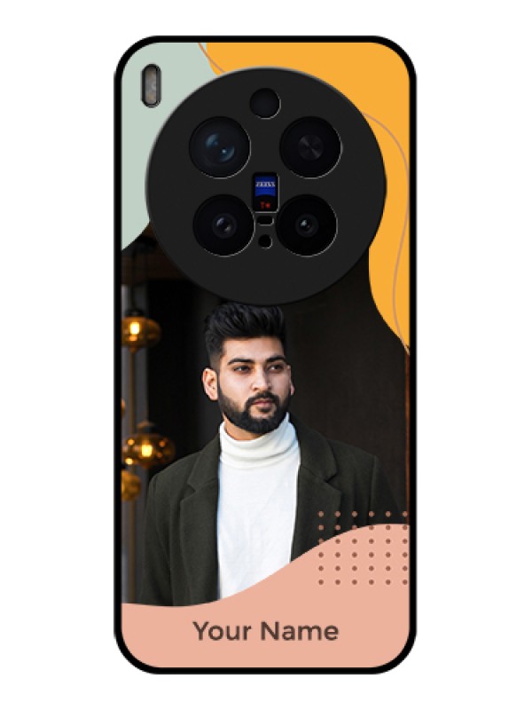 Custom Vivo X300 Pro 5G Custom Glass Phone Case - Tri - Coloured Overlay Design