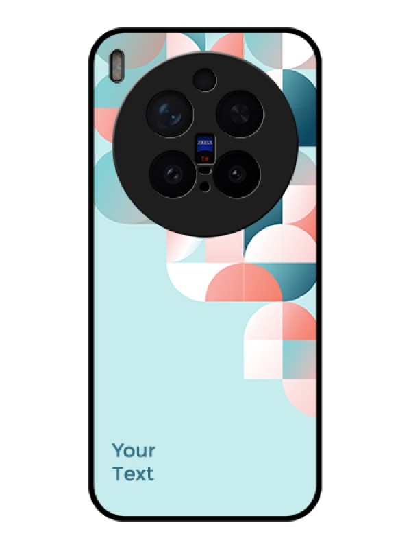 Custom Vivo X300 Pro 5G Custom Glass Phone Case - Stylish Semi - Circle Pattern Design