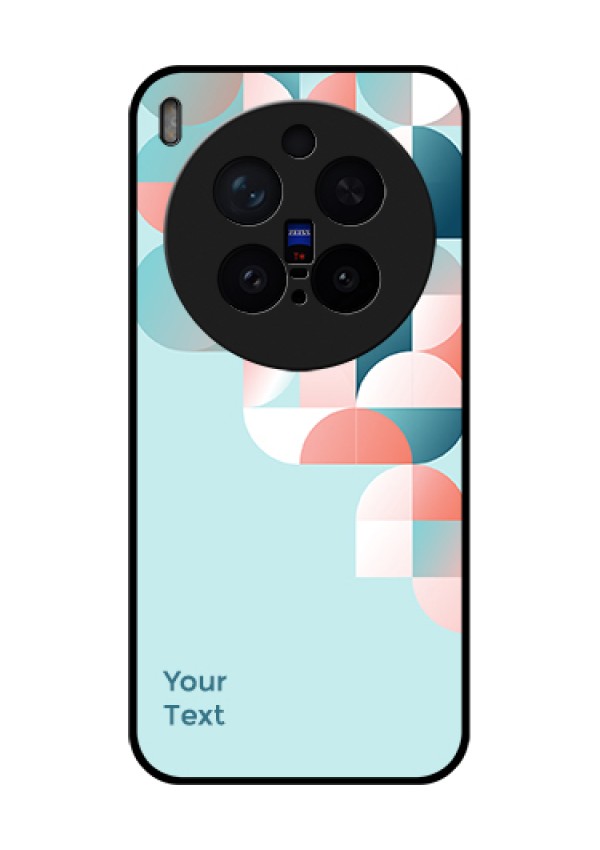 Vivo X300 Pro 5G Custom Glass Phone Case - Stylish Semi - Circle Pattern Design