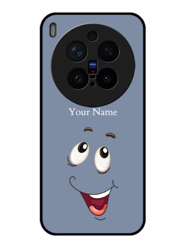 Custom Vivo X300 Pro 5G Custom Glass Phone Case - Laughing Cartoon Face Design