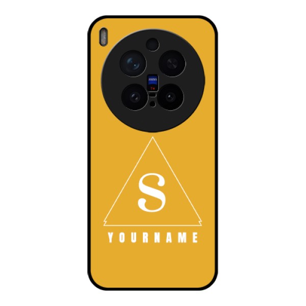 Vivo X300 Pro 5G Custom Glass Phone Case - Simple Triangle Design